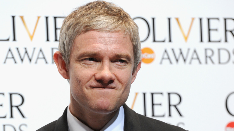 Martin Freeman pulling mean face