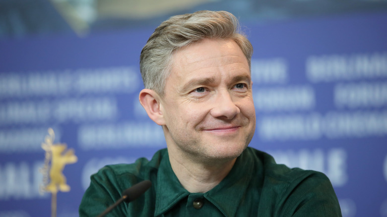 Martin Freeman smiling relaxed