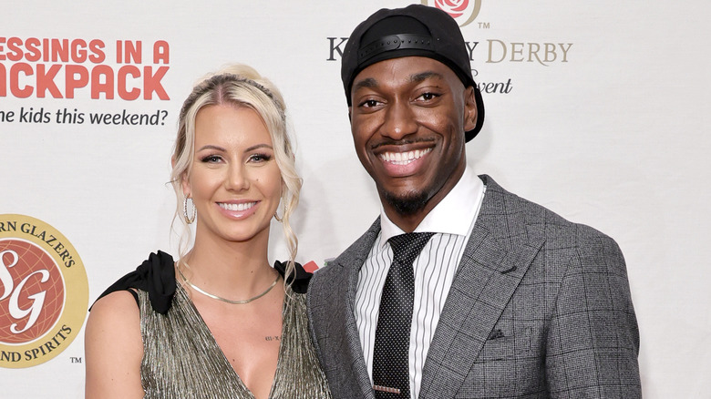 Grete Griffin and Robert Griffin III smile