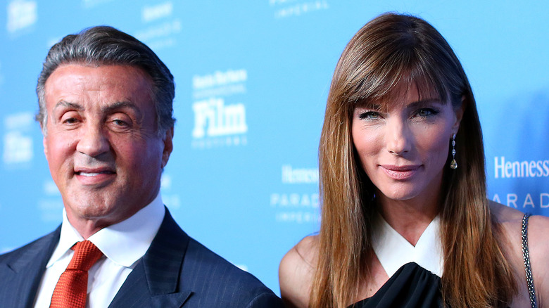 Sylvester Stallone and Jennifer Flavin