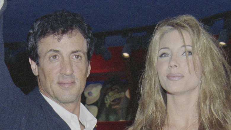 Sylvester Stallone and Jennifer Flavin