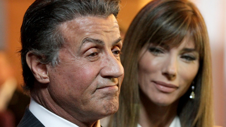 Sylvester Stallone and Jennifer Flavin