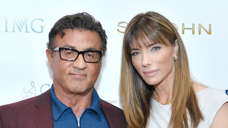 Sylvester Stallone and Jennifer Flavin