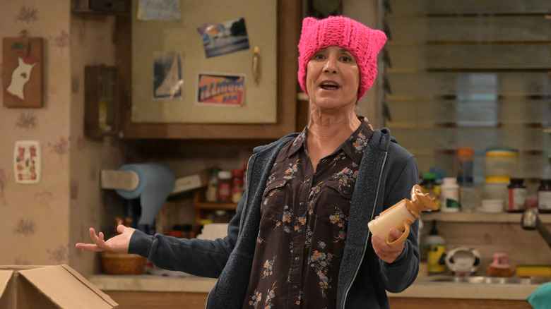 Laurie Metcalf as Jackie Harris, speaking