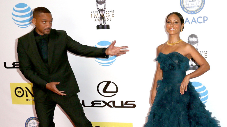 Will Smith and Jada Pinkett Smith on the red carpet