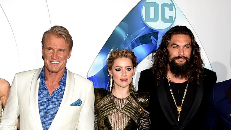 Dolph Lundgren, Amber Heard, Jason Momoa