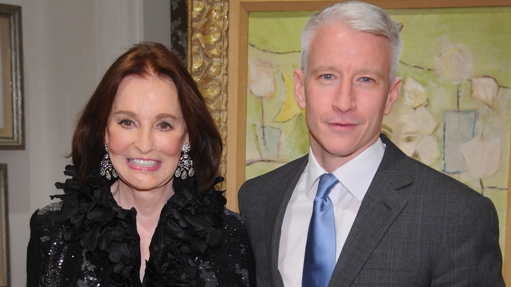 Anderson Cooper with mother Gloria Vanderbilt