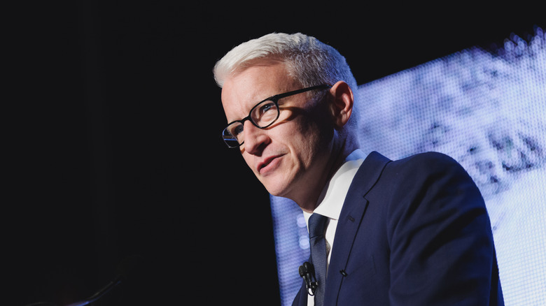 Anderson Cooper on stage