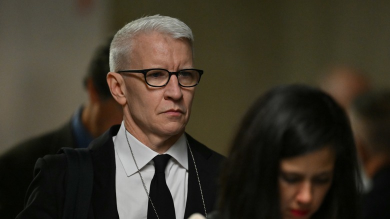 Anderson Cooper wearing glasses