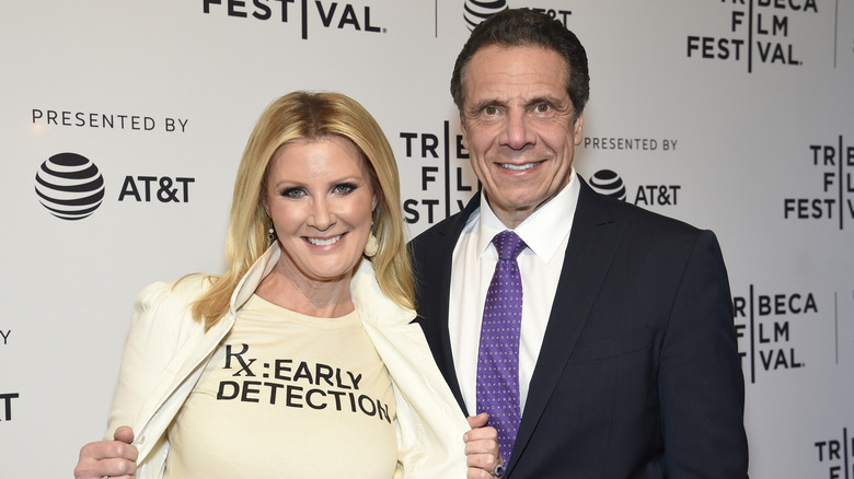 Sandra Lee and Andrew Cuomo at her HBO documentary premiere