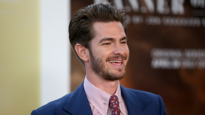 Andrew Garfield smiling