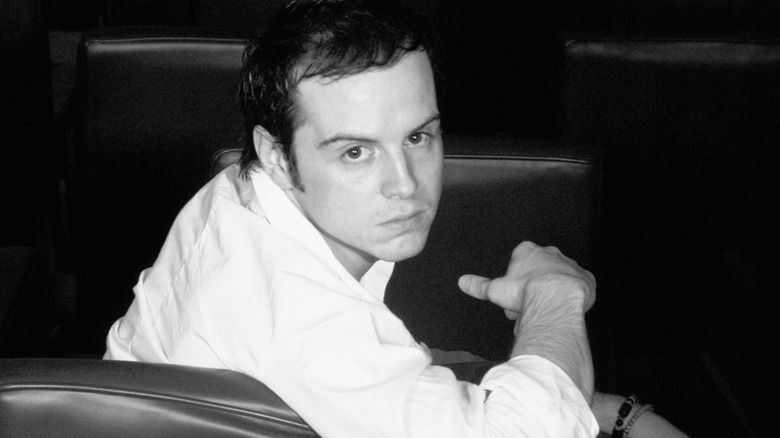 Andrew Scott inside an auditorium, 2003