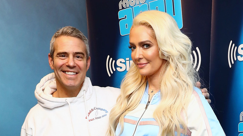 Andy Cohen and Erika Jayne in 2018