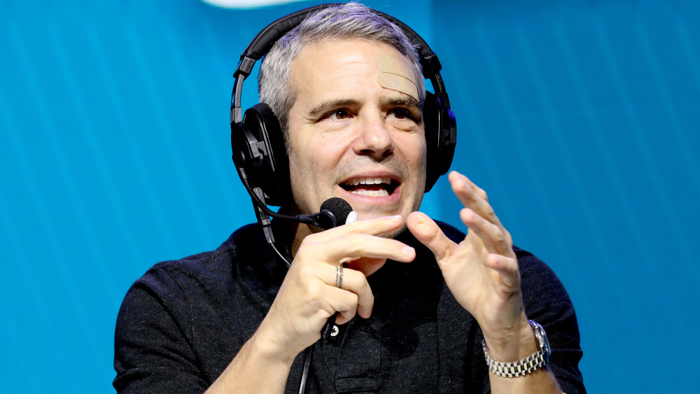 Andy Cohen speaking with hands