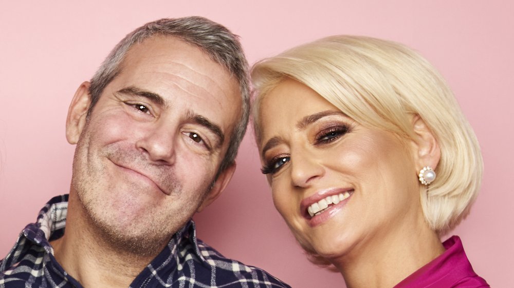 Andy Cohen and Dorinda Medley