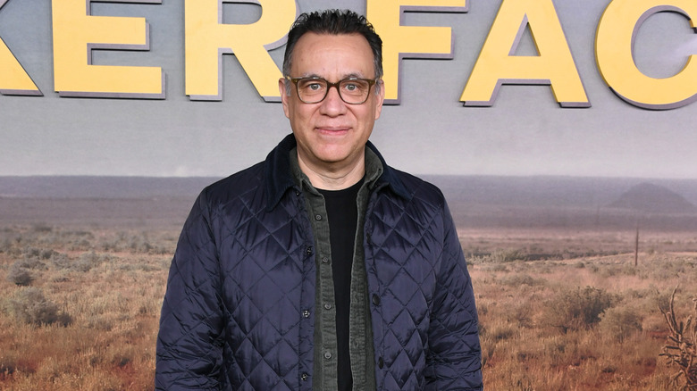 Fred Armisen slight smile