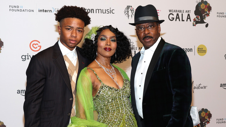 Slater Vance, Angela Bassett, and Courtney Vance smiling