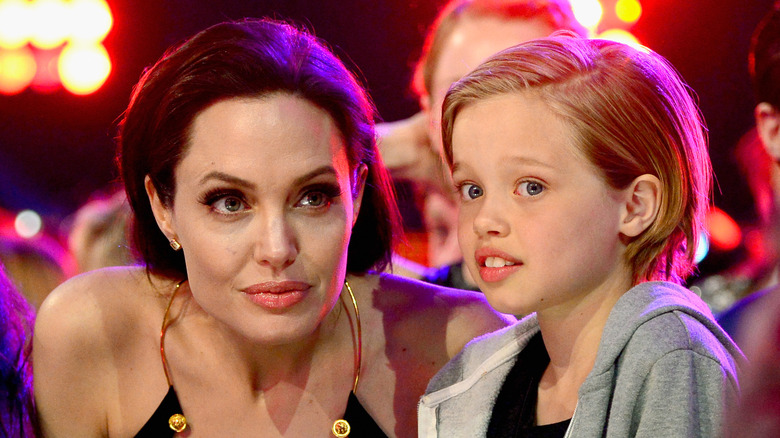 Shiloh Jolie Pitt and Angelina Jolie 