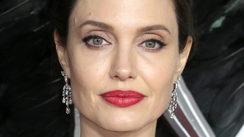 Angelina Jolie attends the "Maleficent: Mistress of Evil" premiere