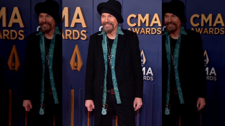 Billy Bob Thornton on the red carpet for the 2024 CMAs in Nashville, TN