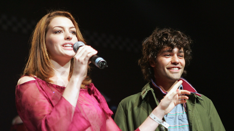 Anne Hathaway and Adrian Grenier