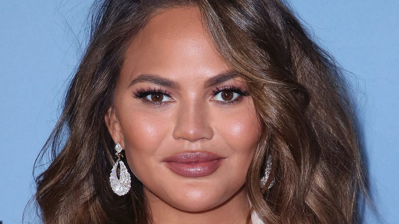 Chrissy Teigen at movie premiere