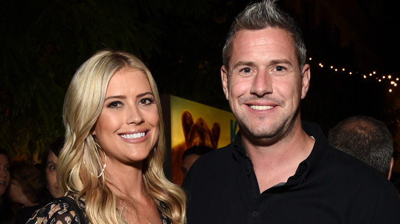 Christina Hall and Ant Anstead smiling