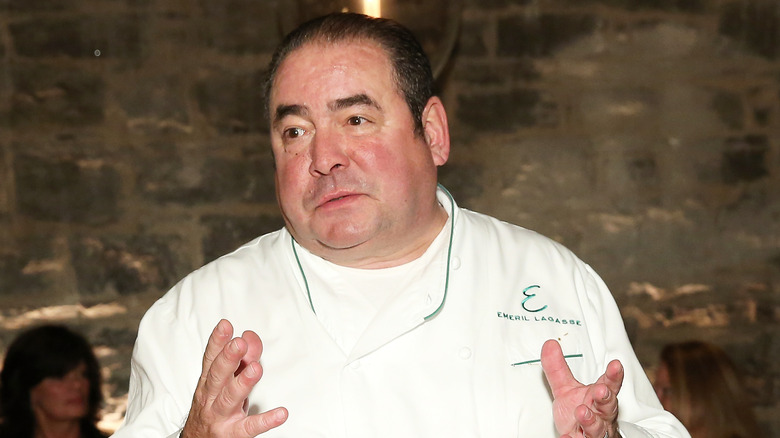 Emeril Lagasse gesturing