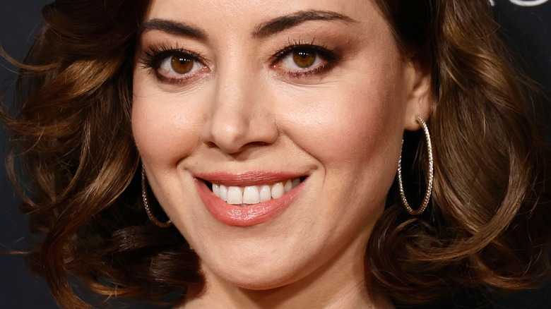 Aubrey Plaza smiling