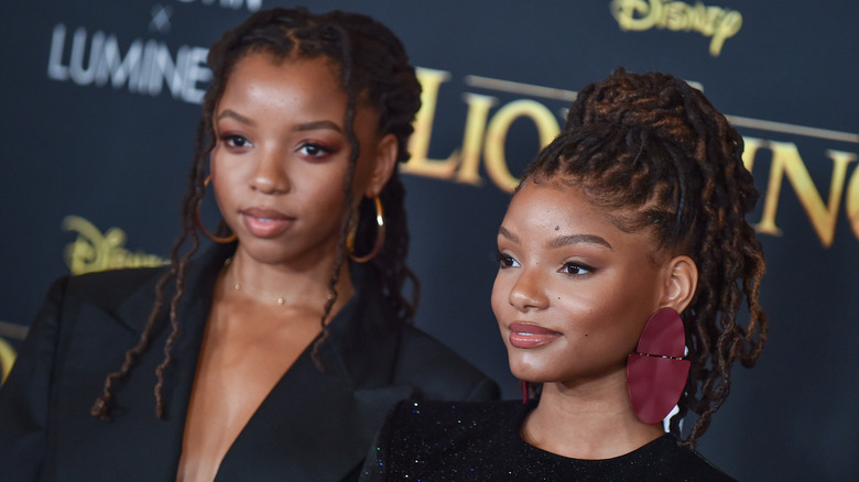 Chloe and Halle Bailey on the red carpet