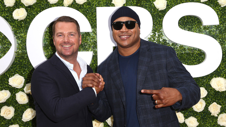 Chris O'Donnell LL and Cool J attend the 2017 Summer TCA Tour 