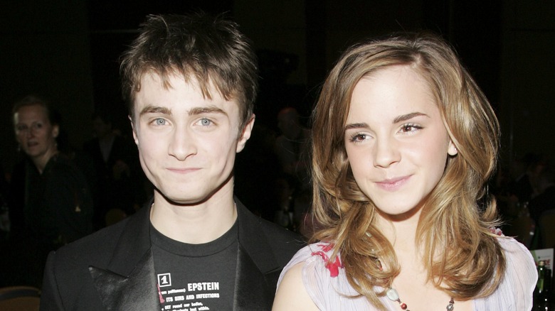 Emma Watson and Daniel Radcliffe smiling