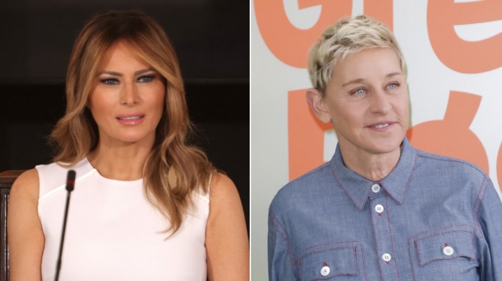 Melania Trump, Ellen Degeneres 