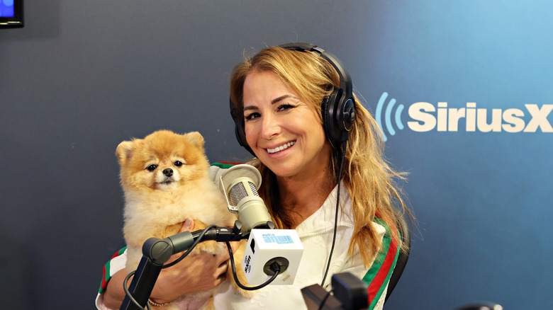 Jill Zarin with dog Bossi