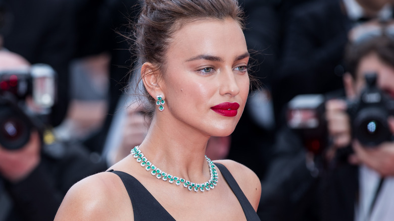 Irina Shayk on the red carpet