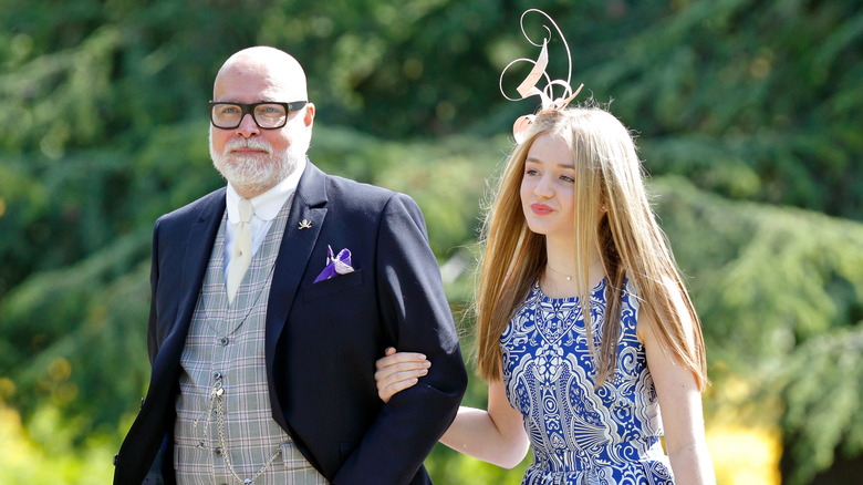 Gary Goldsmith and his daughter at wedding