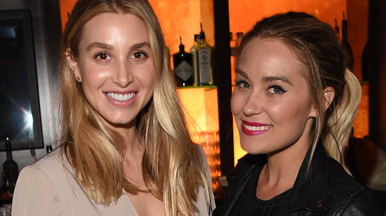 Whitney Port and Lauren Conrad pose together