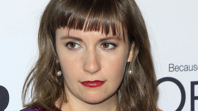 Lena Dunham on the red carpet