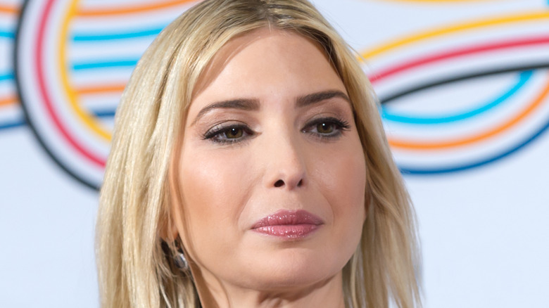 Ivanka Trump looking upward