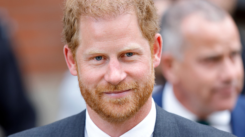 Prince Harry ginger beard smiling