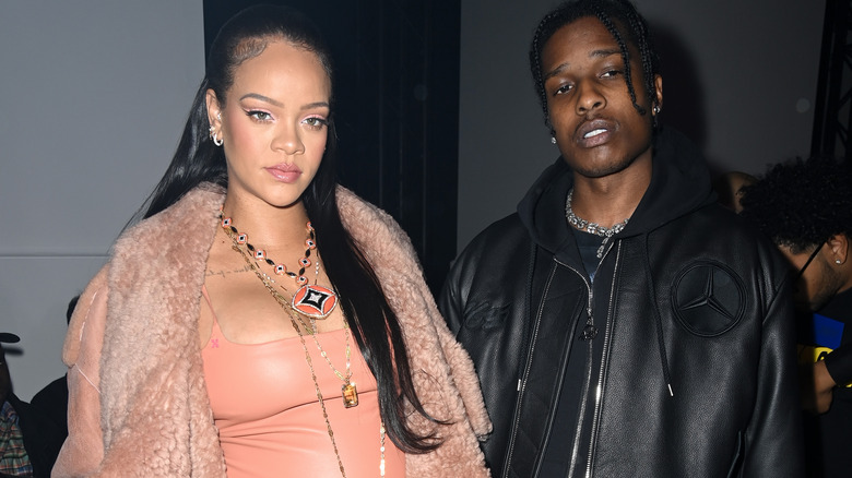 Rihanna and A$AP Rocky in 2022