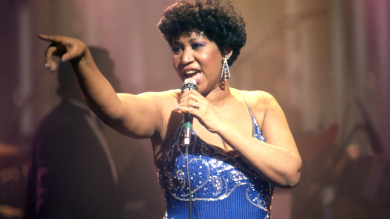 Aretha Franklin singing