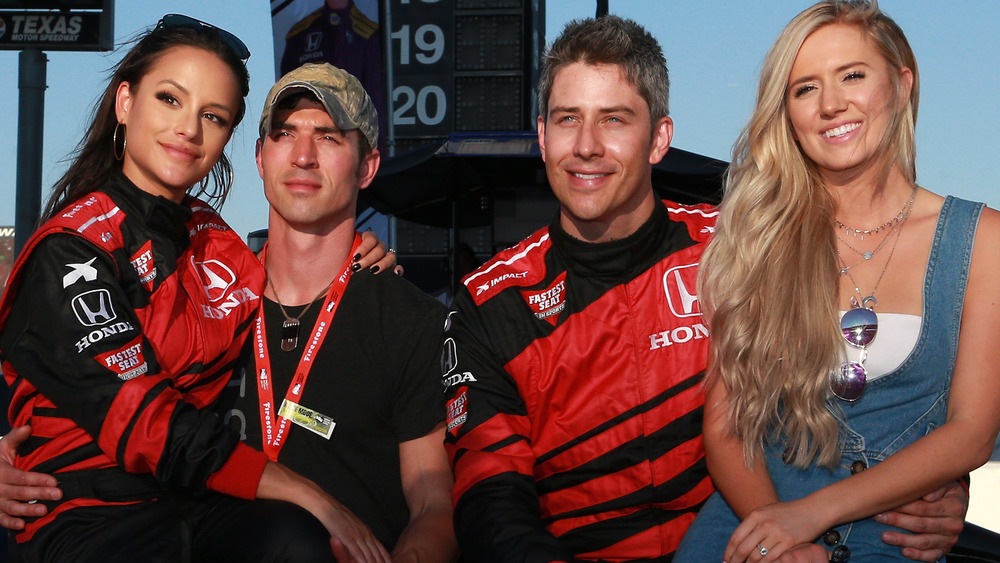 Jessica Nickson, Cody Nickson, Arie Luyendyk Jr., Lauren Luyendyk posing