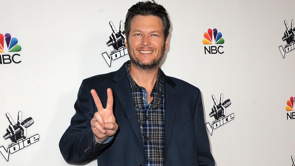 Blake Shelton on a red carpet