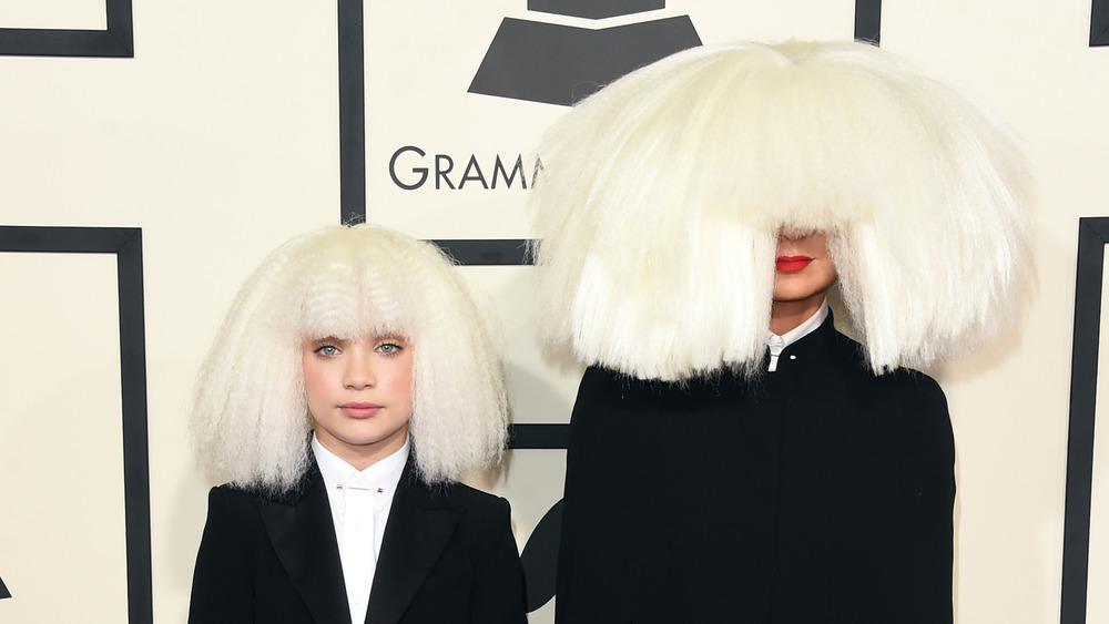 Maddie Ziegler and Sia at Grammys