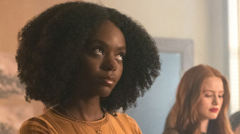 Ashleigh Murray in classroom Riverdale