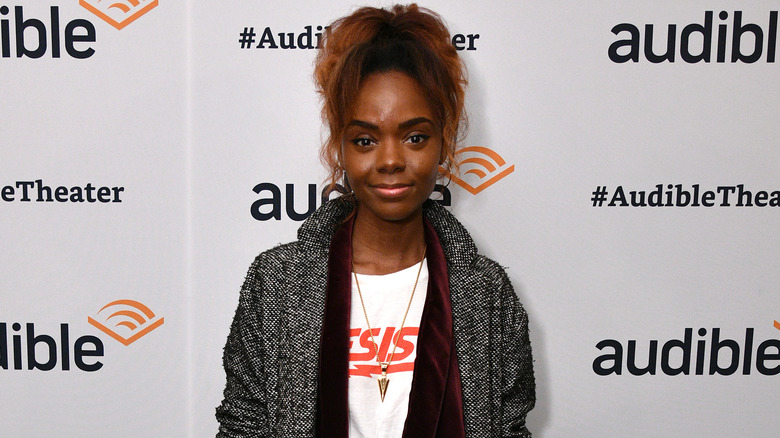 Ashleigh Murray in sweater