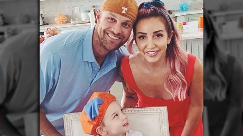 Ashley Monroe, husband John Danks and son Instagram photo