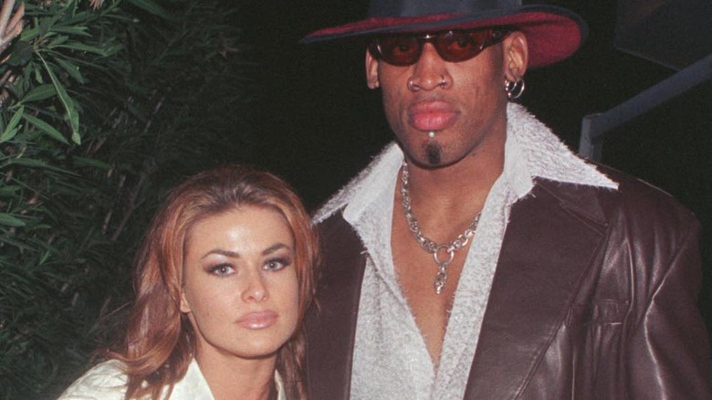 Dennis Rodman and Carmen Electra 1999