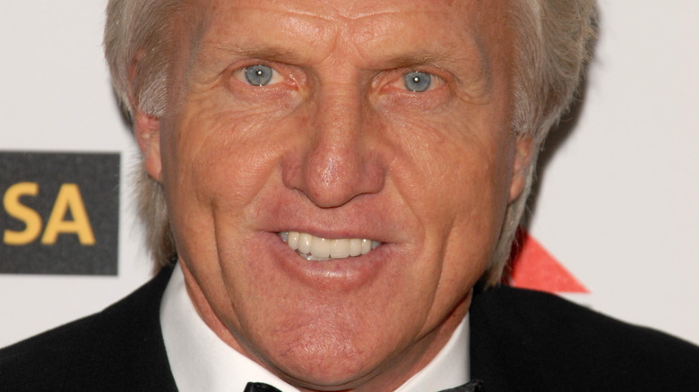 Greg Norman smiling